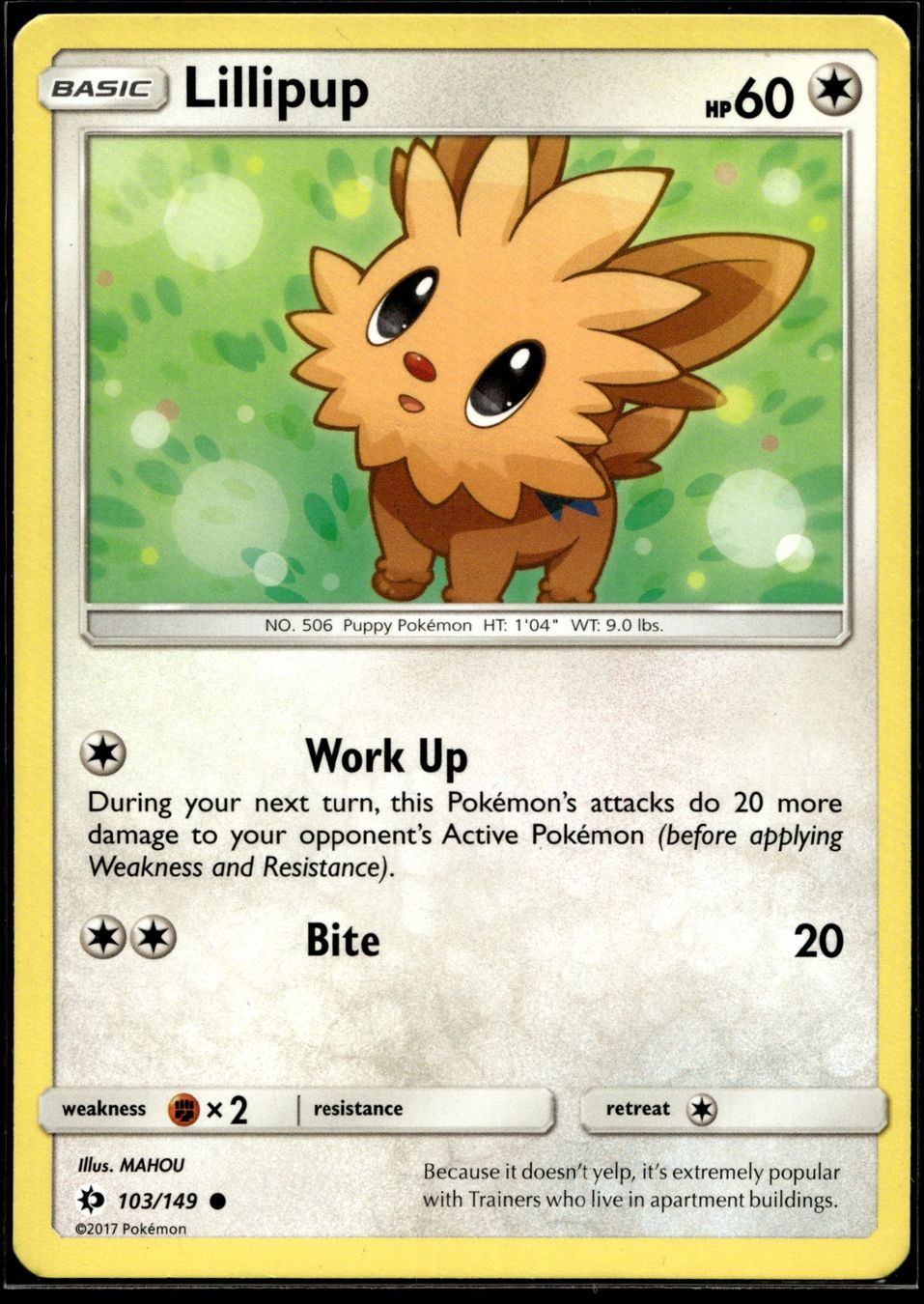 Pokémon Sammelbilder & Trading cards: Lillipup (SUM EN 103/149) – Neu (gemäss Beschreibung) aus Affoltern am Albis von Chiesa_5