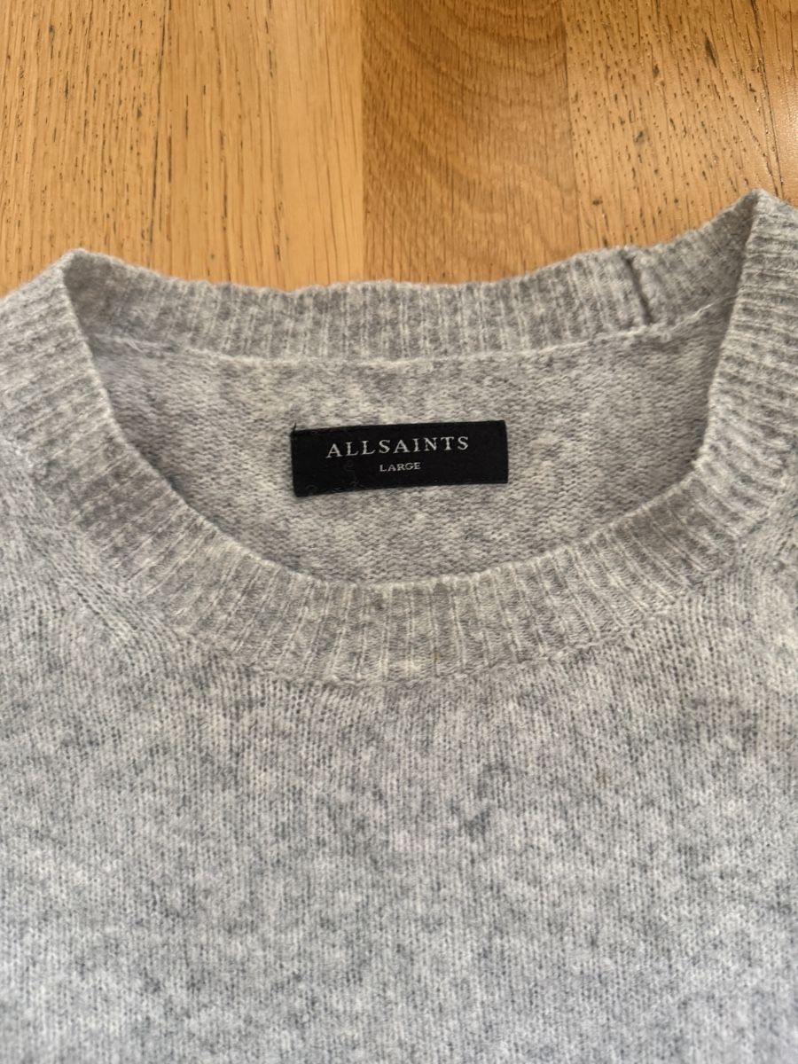 Allsaints Maglioni & Felpe: AllSaints Jumper, Grey, Size Large – Usato da Zürich venduto da kuengka 1
