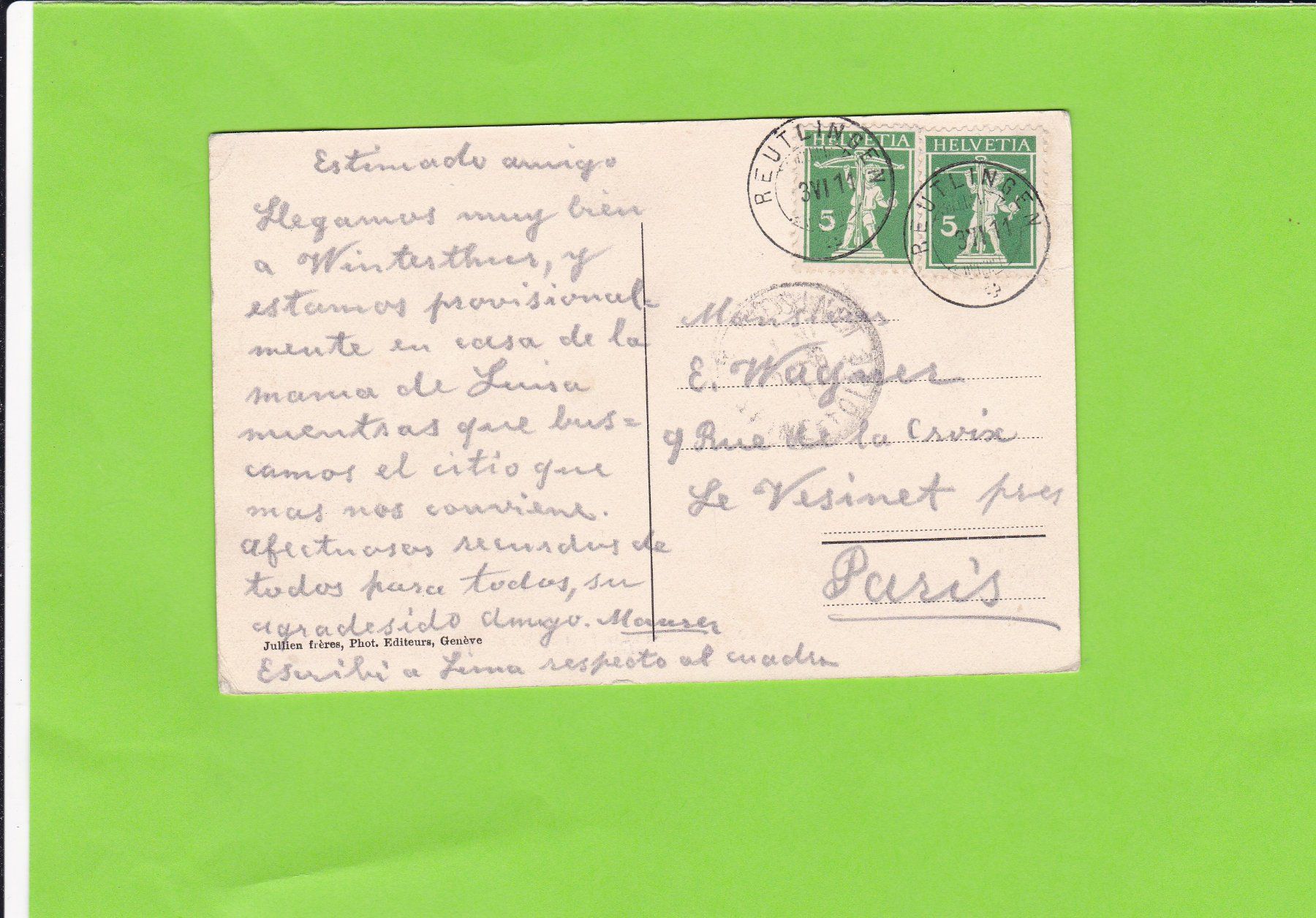 Cartes postales: Bex – D'occasion à St. Peterzell par neckertal 1