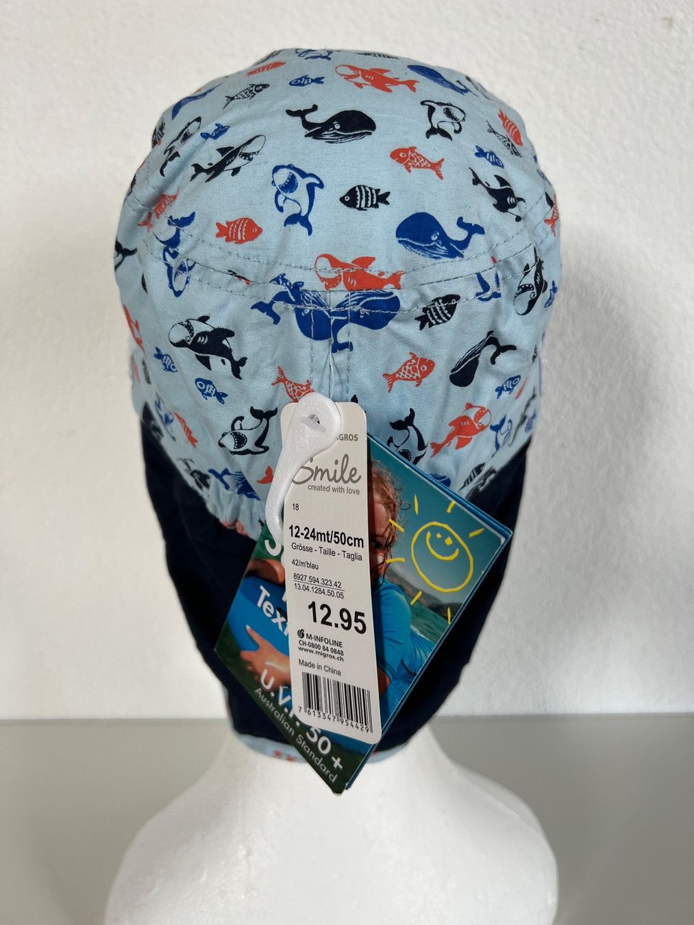 Migros Mützen & Schals: UV 50+ Sonnenhut 12-24Mt / 50cm – Neu und originalverpackt aus Lengnau BE von Rubin27 2