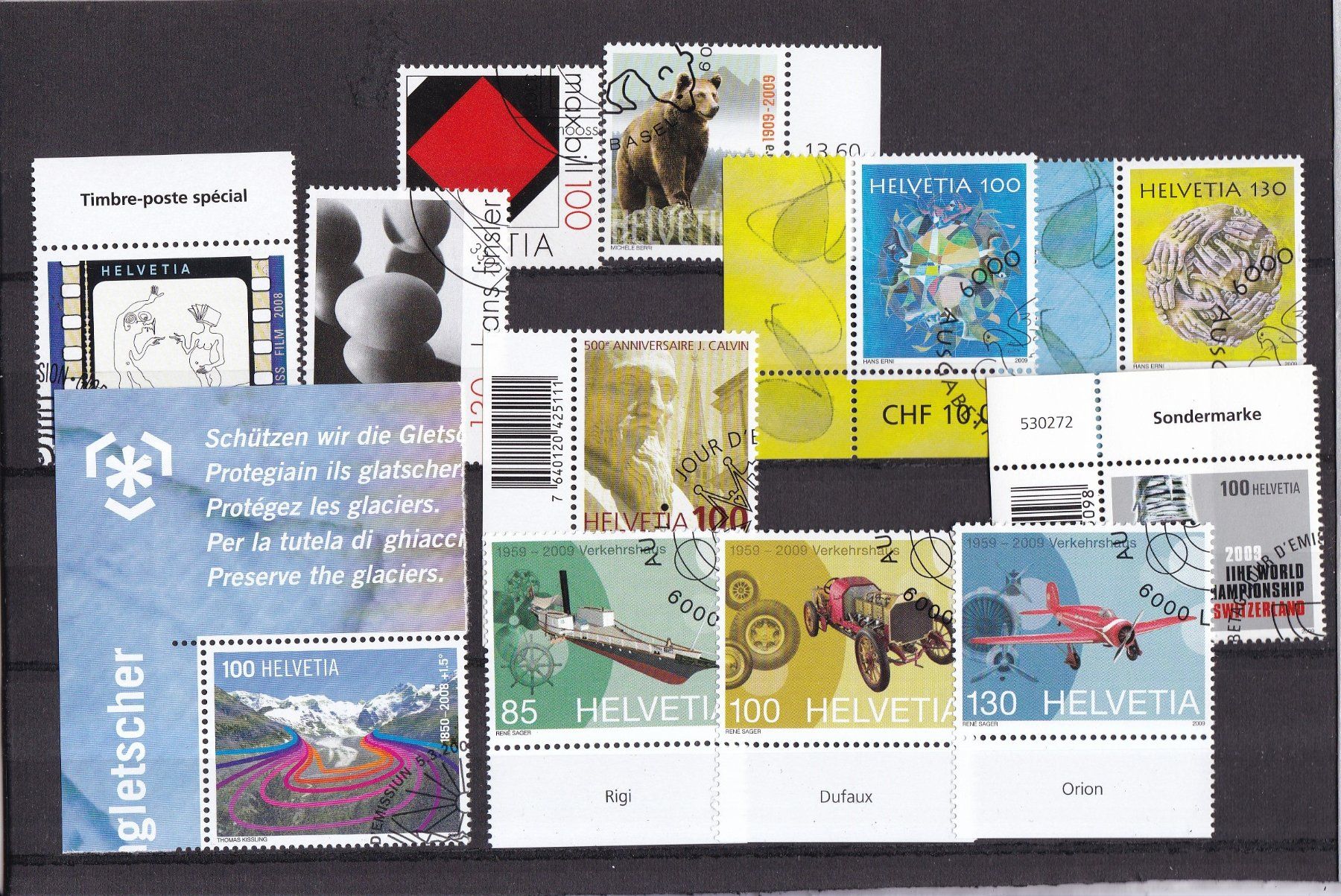 Alle Briefmarken: CH Briefmarken Lot ab 2007, ET – Gebraucht aus Münchwilen AG von Nesar 3