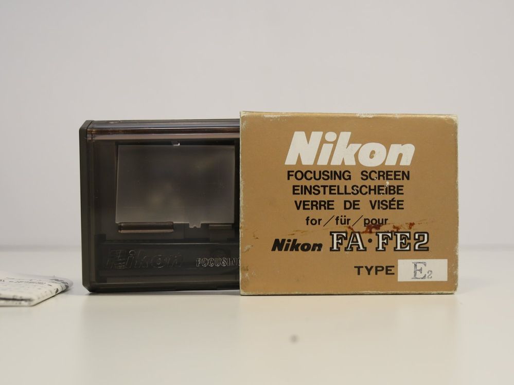 TOP* Nikon Focusing Screen Type E2 Matte Fresnel Grid FE2 FA