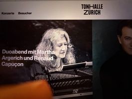 Martha Argerich und  Renaud Capuçon Tonhalle Zürich 8.10.202