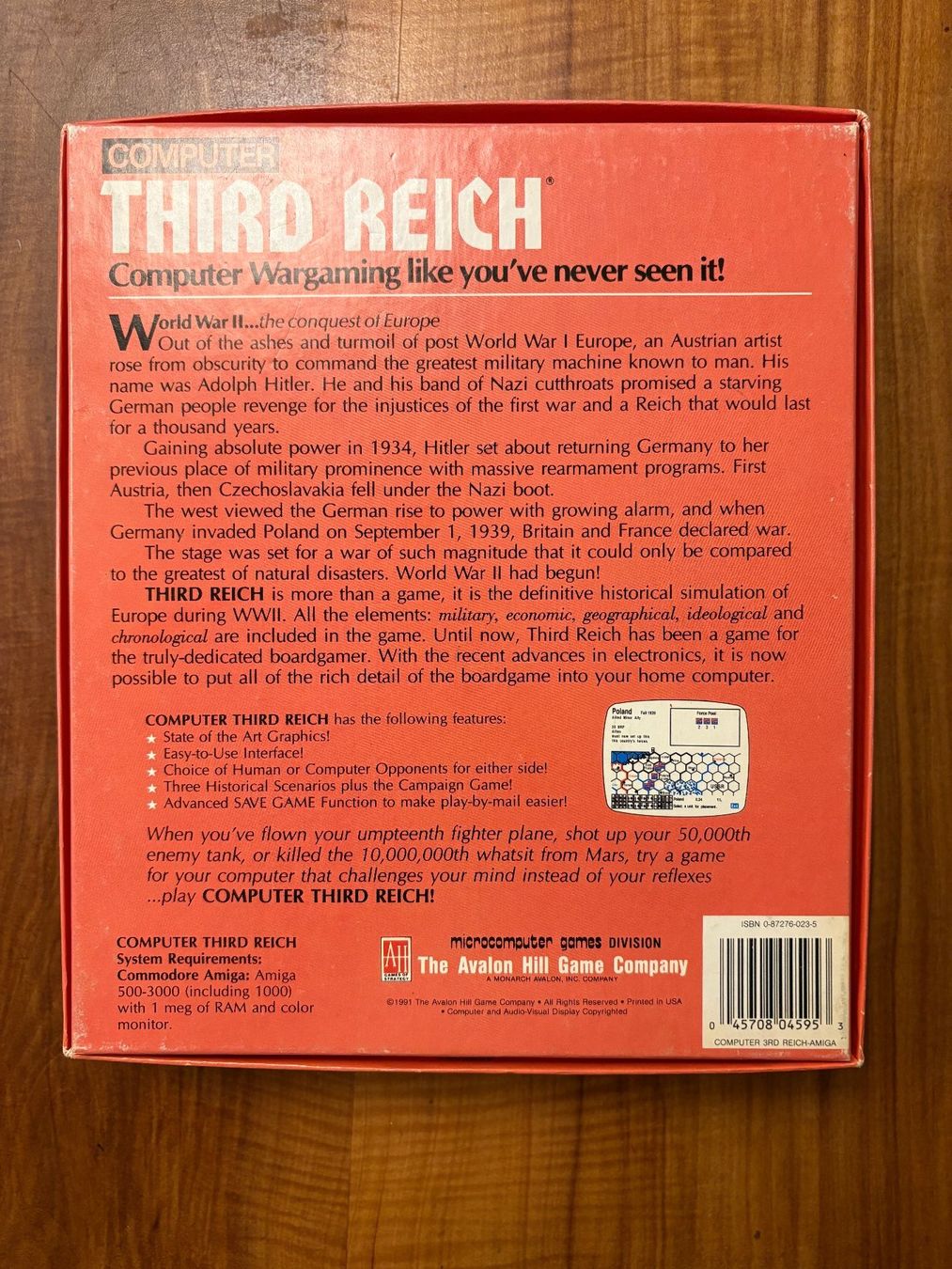 Spiele: Amiga Spiel: Third Reich (Big Box) – Gebraucht aus Niederhasli von Manuf0 1