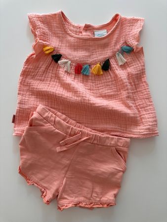 Sommerset Musselin-Tunika und Shorts von Boboli, Gr 86