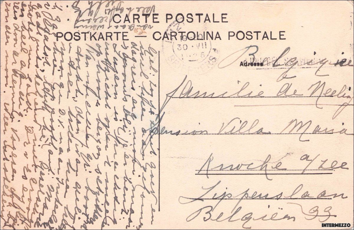 Cartoline postali: Dampfschiff // 1925 Dampfer Unterwalden Vierwaldtsättersee – Usato da Basel venduto da intermezzo12 1