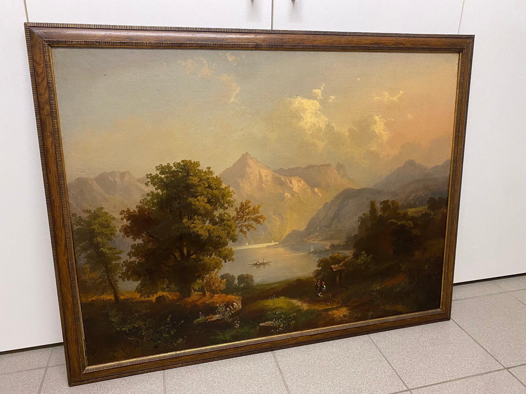 Dipinti: Gemälde, Wallenstädter-See von Guido Hampe – Usato da Jona venduto da beane 1