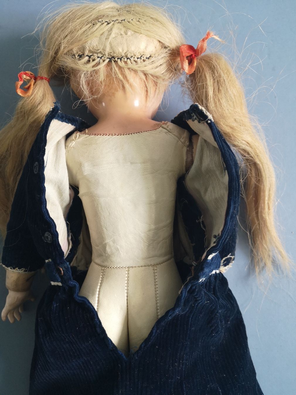Bambole: Antike Gliederpuppe, ca. 43 cm – Usato da Münsingen venduto da Rehtre 2