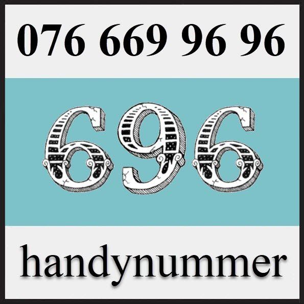 Carte prepagate: Handynummer, Telefonnummer, Natelnummer, 076 669 96 96 – Nuovo (secondo la descrizione) da Winterthur venduto da handynummerch