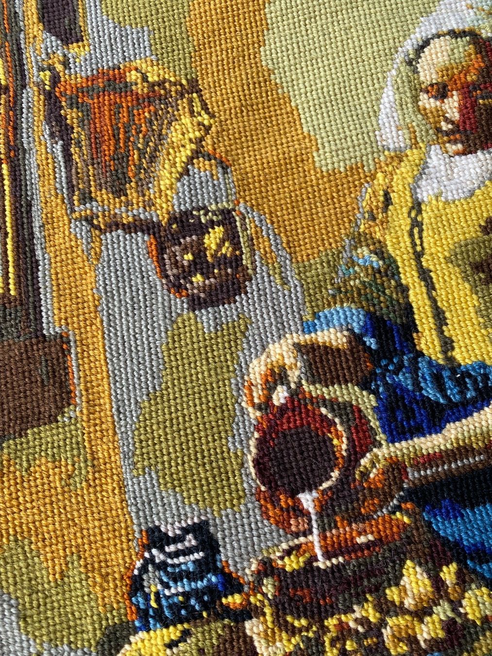 Foto & Immagini: 2 Bilder Petit Point Vintage Vermeer – Nuovo (secondo la descrizione) da niederbipp venduto da Esbenz 8