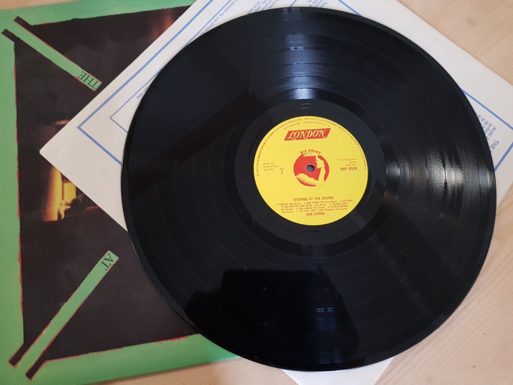 Dischi in vinile: Vinyl LP - Van Duren - Staring At The Ceiling - Vinyl 1978 – Usato da Walterswil BE venduto da Lonitti 6