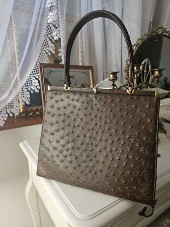 Vintage Tasche Strauss Leder
