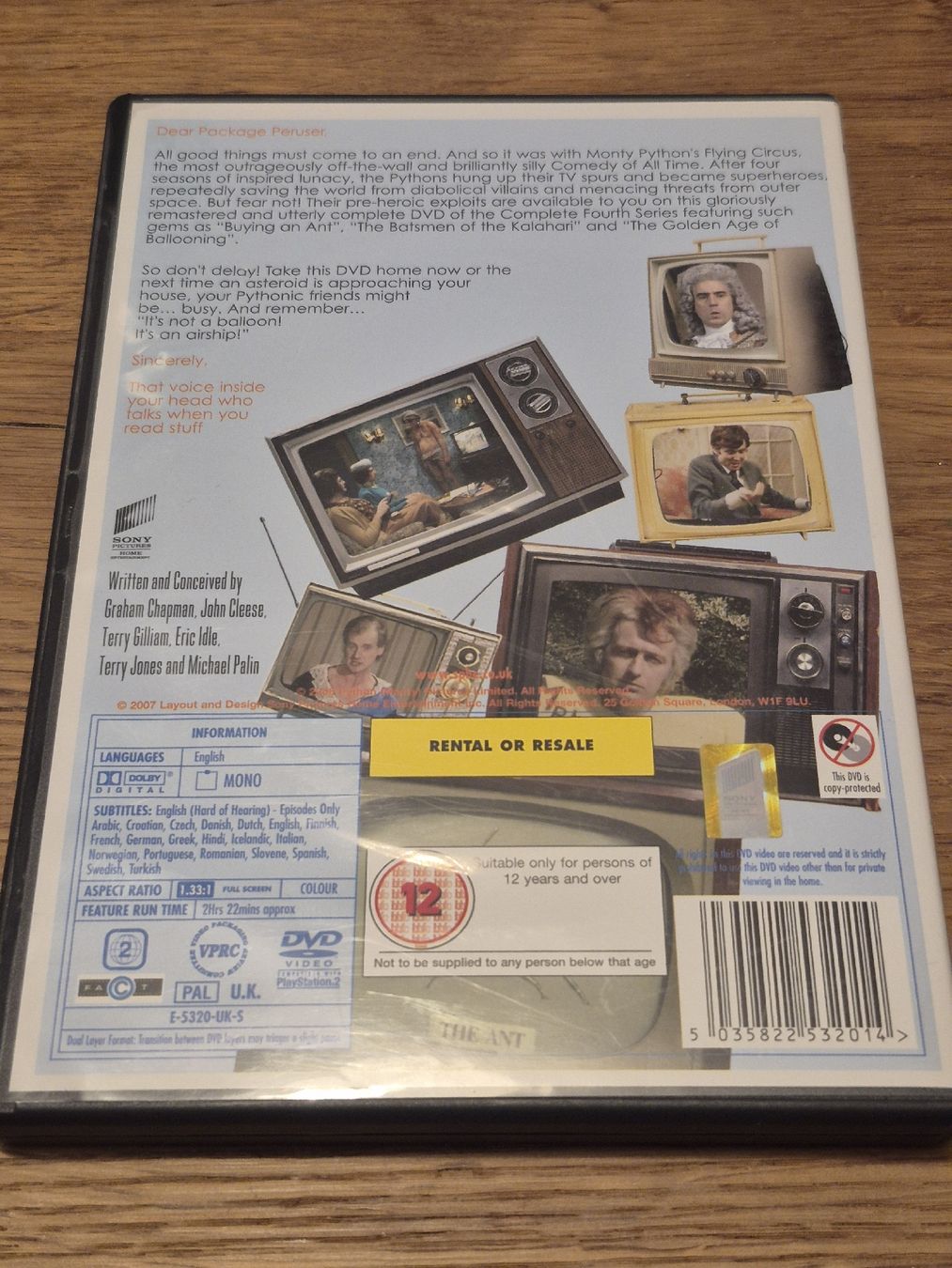 Tutti i DVDs: Monty Python's Flying Circus - Staffel 4 DVD - Kult! English – Usato da Oberembrach venduto da giu_7ksd 1
