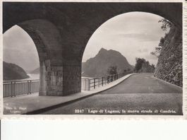 Nuova Strada di Gandria 1939
