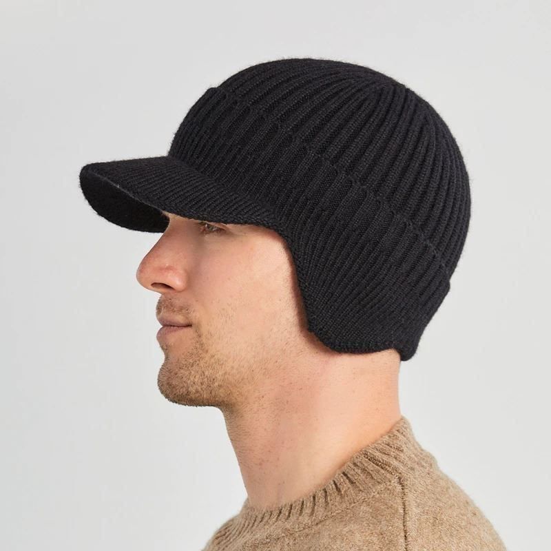 Copricapi, berretti & cappellini: WARME WINTERKAPPE - STRICK MÜTZE EARFLAP - WINTER KAPPE – Nuovo e nell'imballaggio originale da Kriens venduto da swissgadget 3