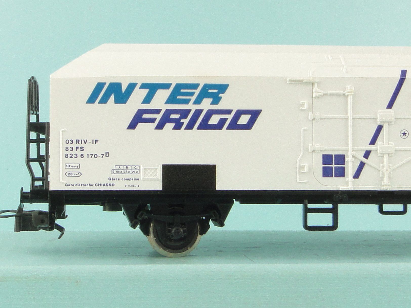Rivarossi Modellini di ferrovie: Rivarossi 2445 H0 FS Interfrigo – Usato da Bülach venduto da cann11 6