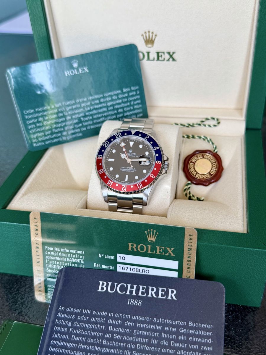 Rolex Uhren: Rolex GMT-Master 16710 / Kaliber 3186 ! – Gebraucht aus Nürensdorf von Swalbard 1