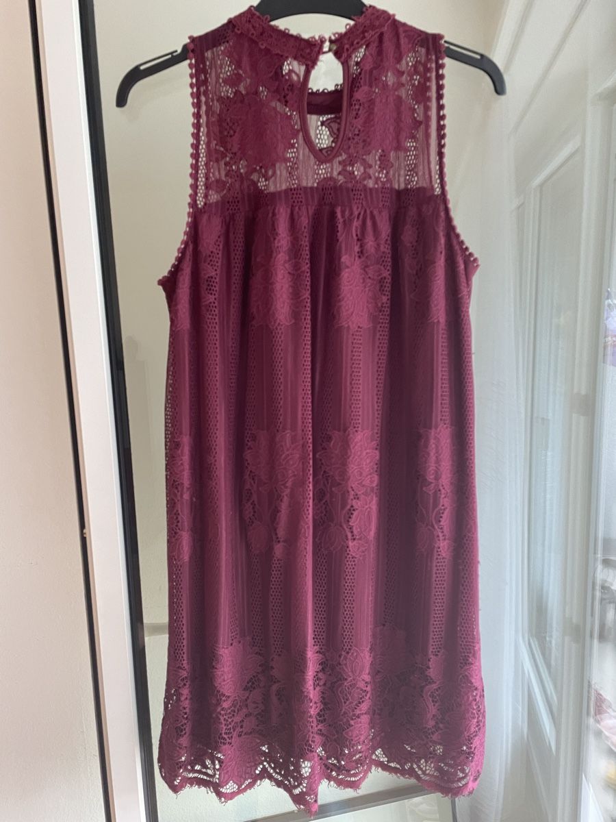 Vestiti: Spitzenkleid weinrot – Usato da Full-Reuenthal venduto da Mimi_1986 2