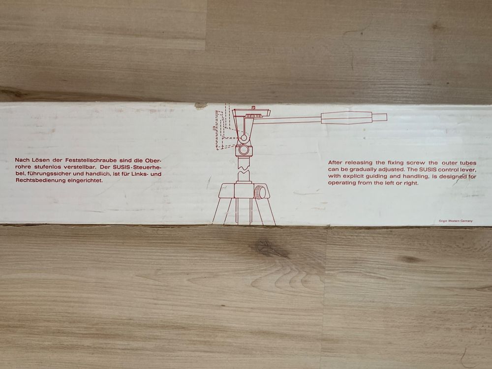 Cine Tripod SUSIS Model 220 - 3 Bein Stativ 2