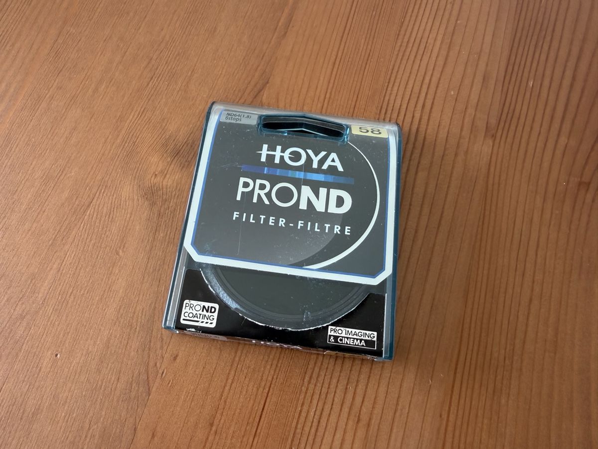 Filter: Hoya Pro ND-Filter ND64, 58 mm - gebraucht – Gebraucht aus St. Gallen von yan_yg5n