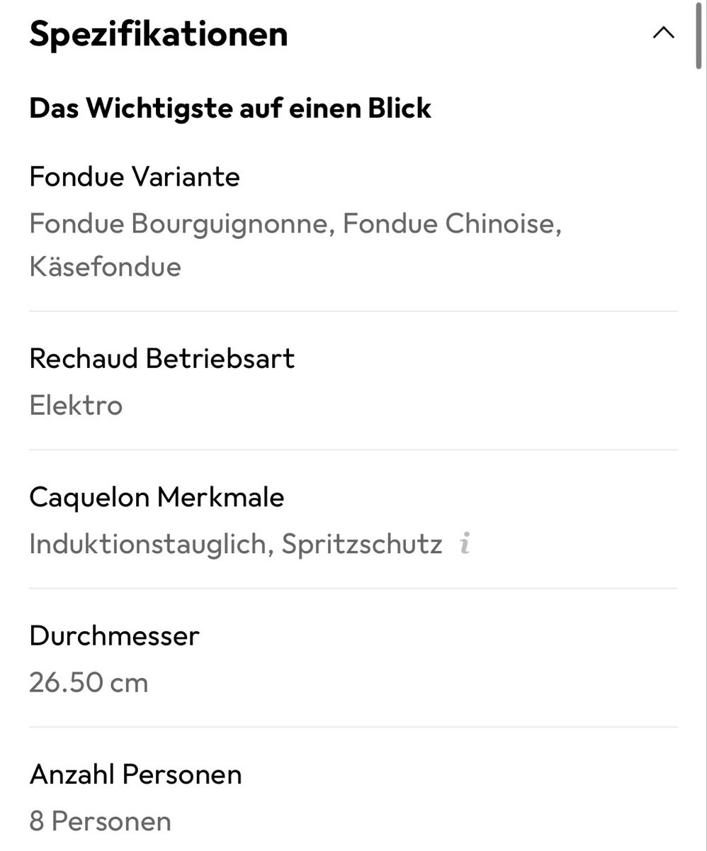 Elettrodomestici da cucina: Caso FonDue Set - Induktion – Usato da Rorschacherberg venduto da miiko 3