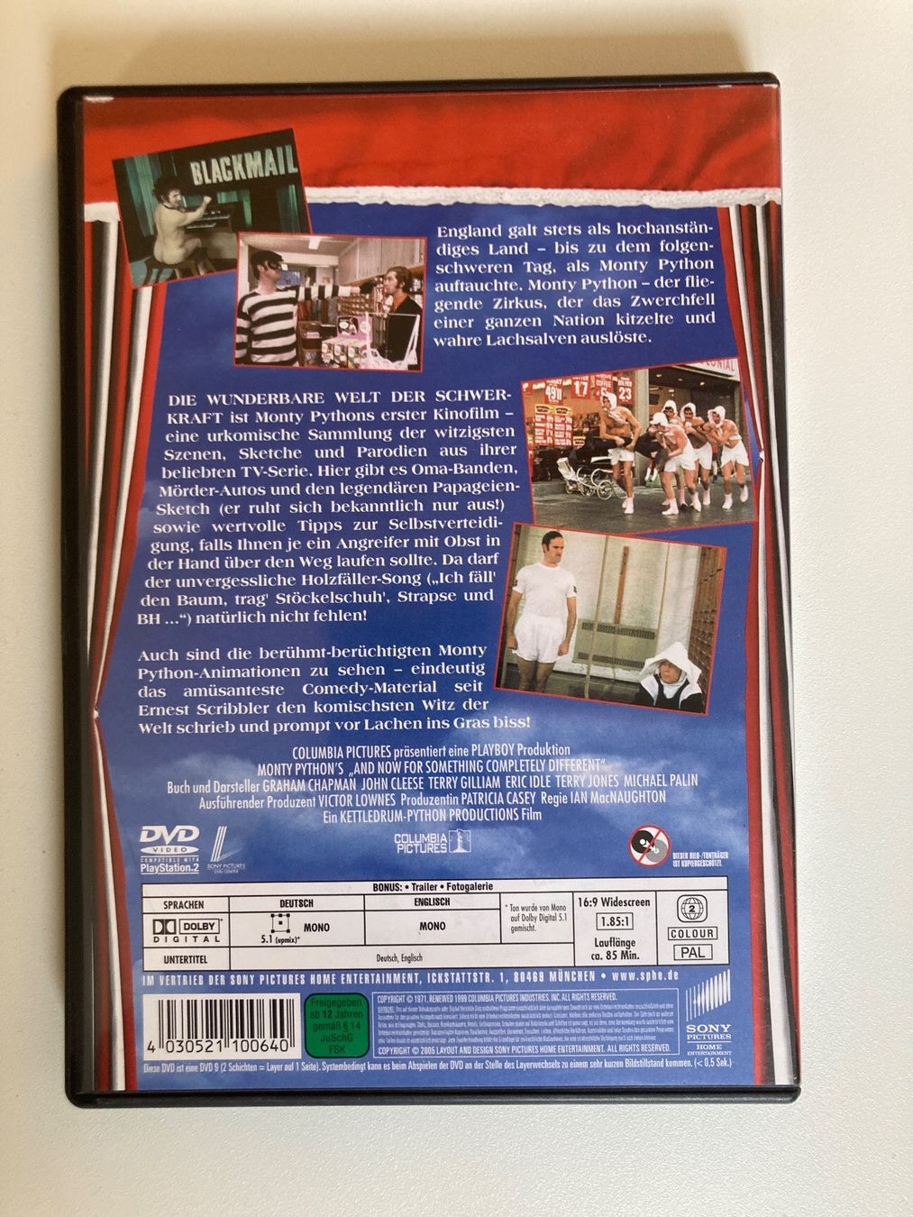 Tous les DVDs: DVD: Monty Python‘s wunderbare Welt der Schwerkraft – D'occasion à Basel par AufeinenBlick 1