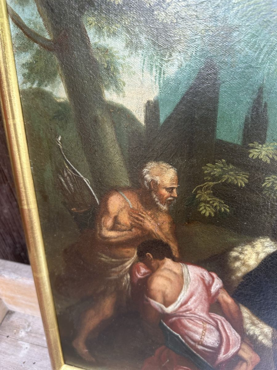 Tableaux: Wandbild Ölbild Christlich Rahmen  – D'occasion à Villmergen par Bezdupe 6