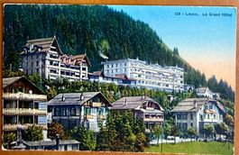 Leysin - Le Grand Hôtel - Belle carte ancienne