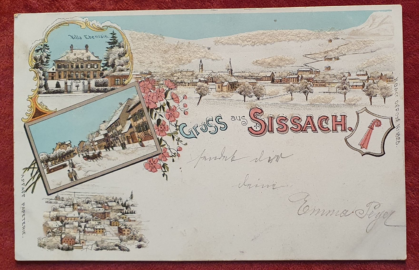 Ansichtskarten: Gruss aus Sissach 1903 – Gebraucht aus Kreuzlingen von Rschweiz1