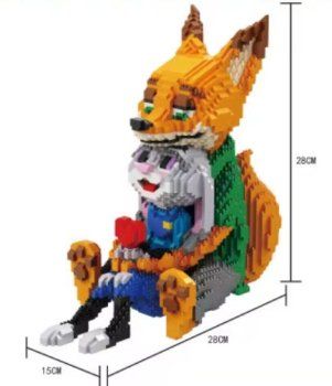 Nanoblock Kit di costruzioni: 16026 Balody Zoomania – Nuovo (secondo la descrizione) da Hochdorf venduto da ruest-online