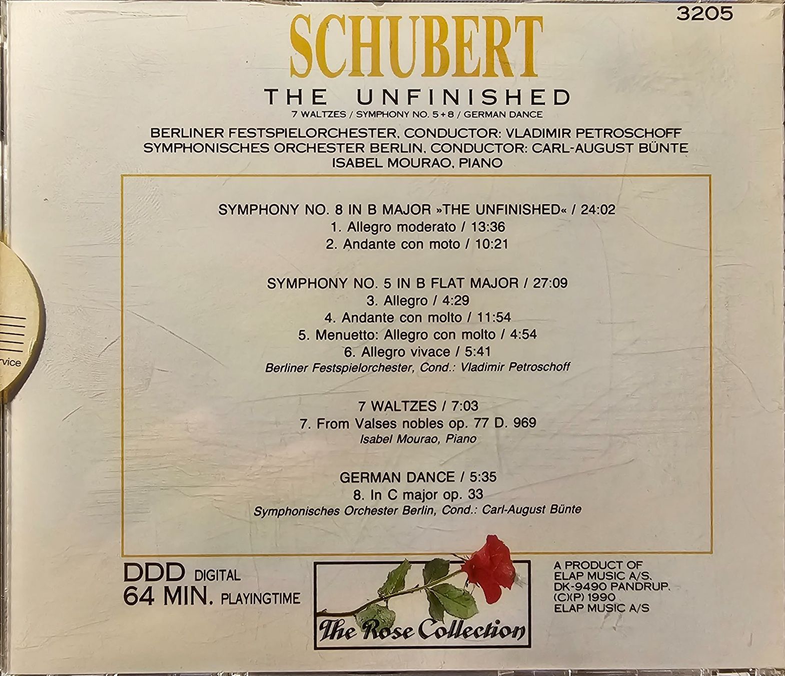 CDs: Schubert - The Unfinished – Gebraucht aus Wahlen b. Laufen von Cg10 1