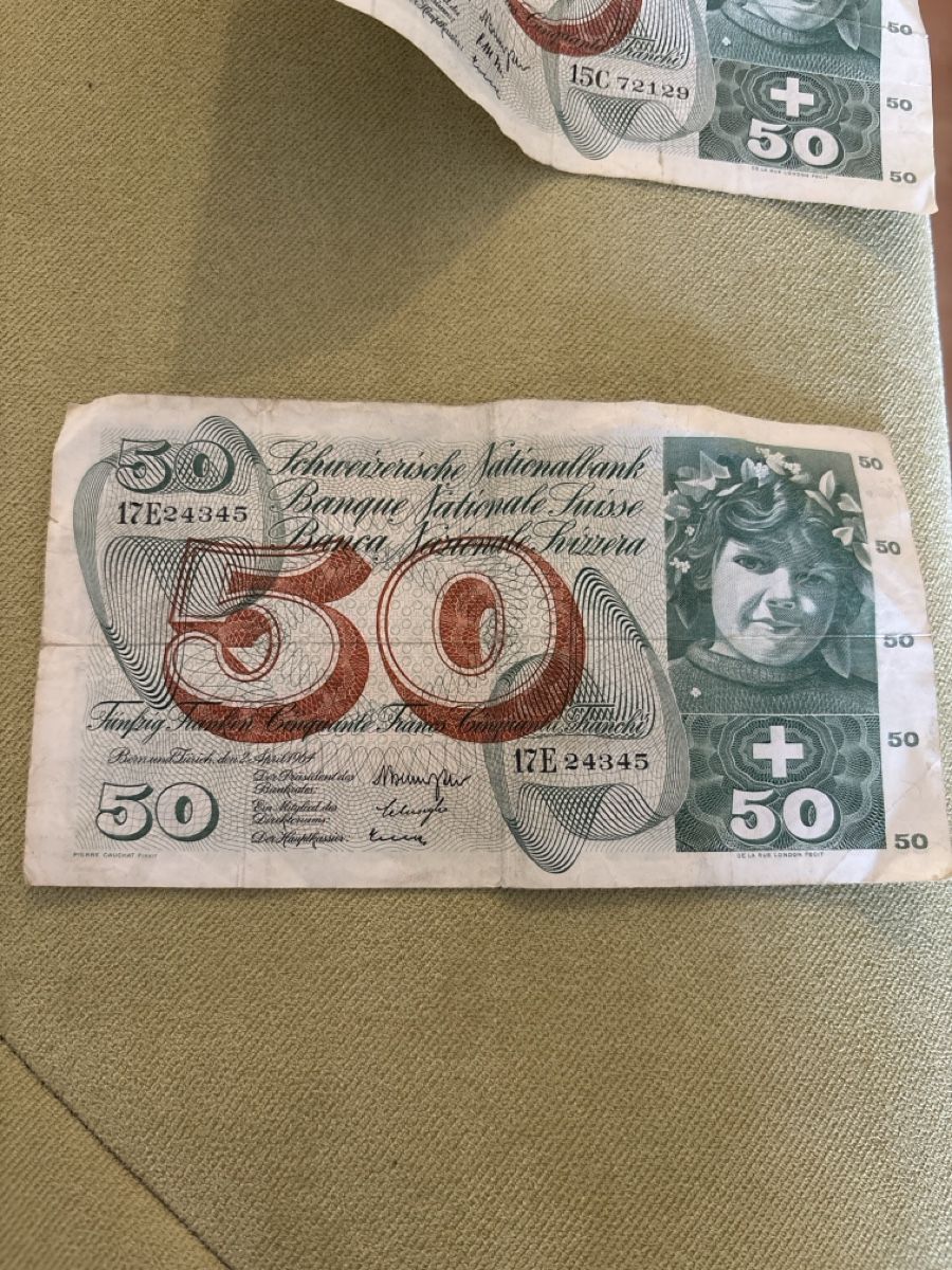 Banconote: Schweizer Banknotenlos 50/60er Jahre 180chf – Usato da Dietikon venduto da res_2phr 2