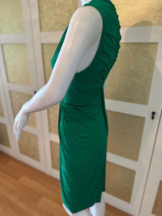HOSS INTROPIA emerald green Grecian cocktail dress. 2