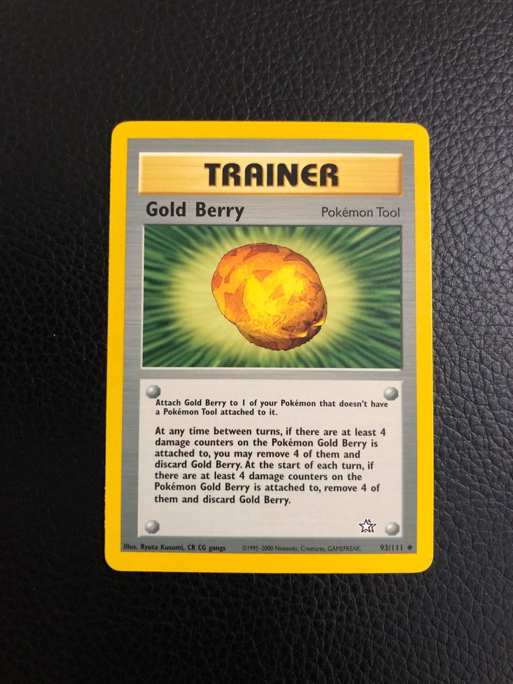 Pokémon Carte collezionabili: Neo Genesis Gold Berry 93/111 Ab 1 – Usato da Paradiso venduto da Pkmn10