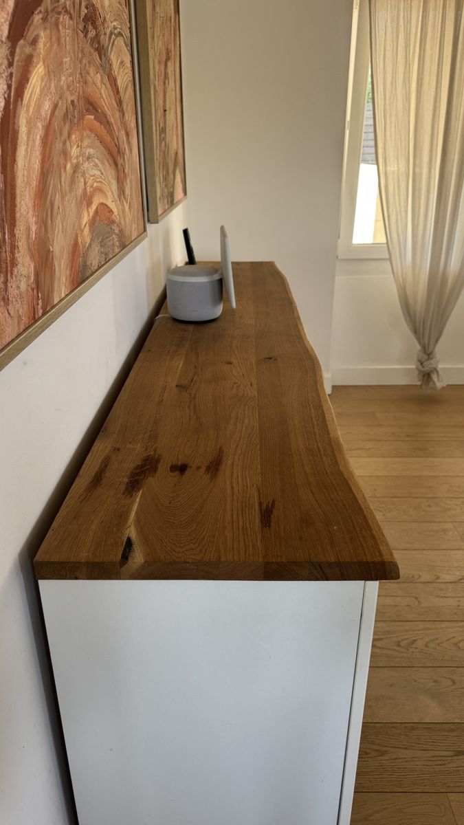 Buffets: Kommode/ Sideboard mit massiver Eichenholzplatte  – D'occasion à Buckten par H_wyss1987 2