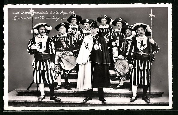 Cartoline postali: Appenzell, Landsgemeinde d. Kt. App. A.- – Usato da Berlin venduto da bartko-reher