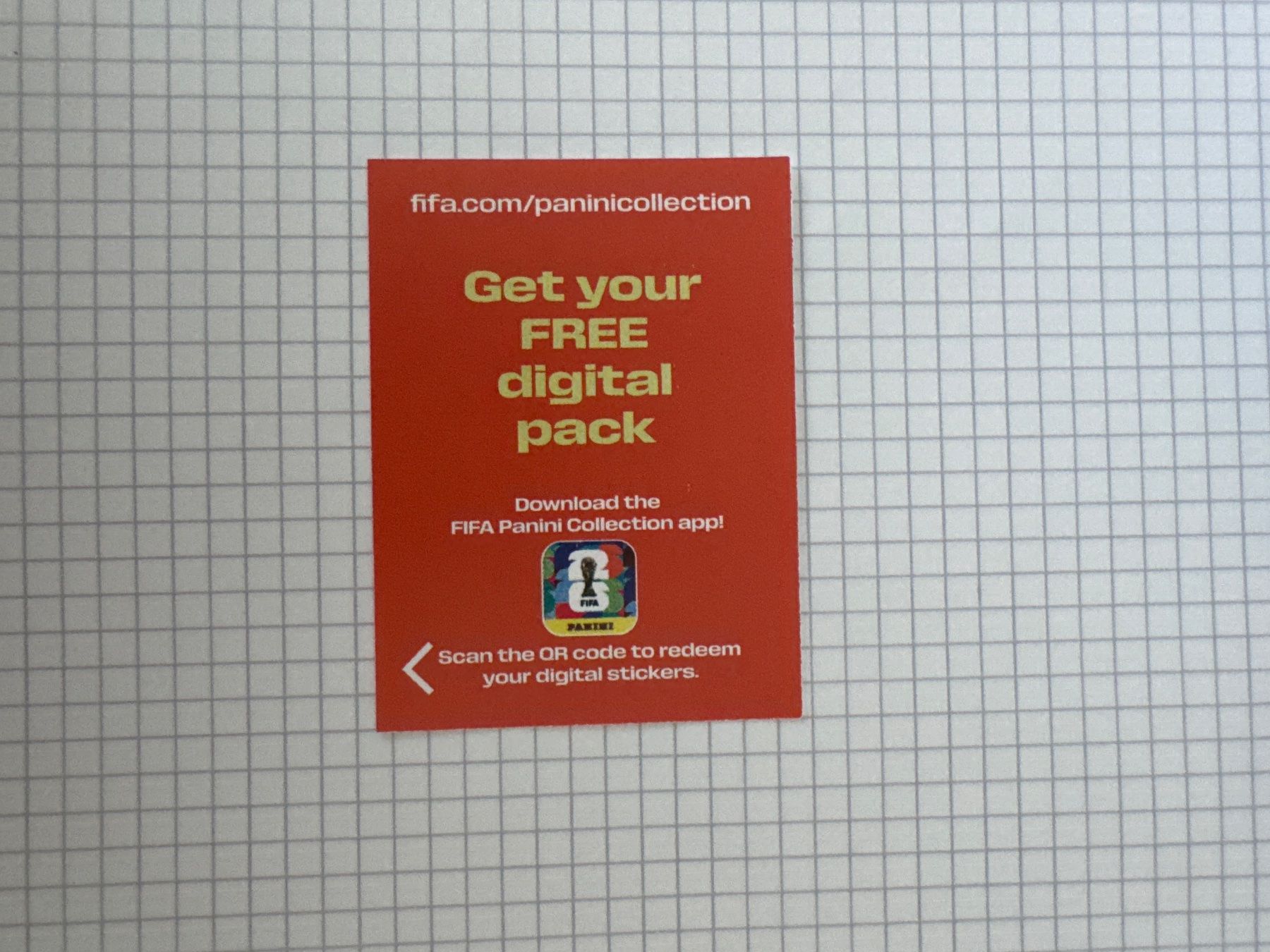 Panini Carte collezionabili: 25 Coded Panini FIFA World Cup 2026: Digital  stickers – Nuovo (secondo la descrizione) da Bassersdorf venduto da Zysti