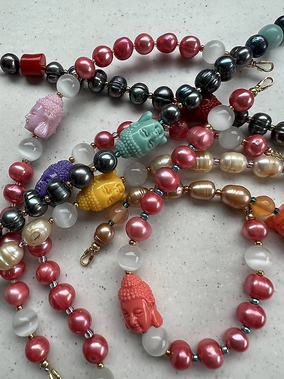 Bracciali & Braccialetti: Süsswasserperlen Buddha Armbänder – Usato da Buchs SG venduto da jco_st8t 4