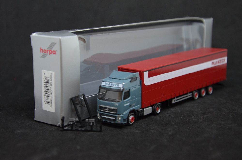 Camion Miniature Herpa Volvo FH GL Lowliner Schmidt - Échelle HO (1/87) - Neuf