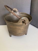 Messingkessel massiv schwer Uralt
