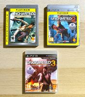 Uncharted:Drakes Fortune, Among Thieves,Drakes Deception PS3