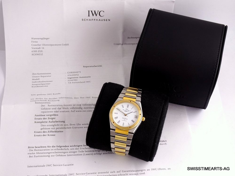 IWC Orologi: IWC INGENIEUR SL GERARLD GENTA GOLD & STAHL IW3505 AUTOMATIK – Usato da Zürich venduto da SWISSTIMEARTS-AG 9