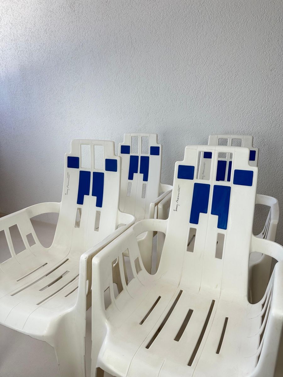 Sedie: Chaises Boston par Henry Massonnet  – Usato da Servion venduto da marion13or 3