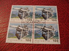 Marke Stanserhornbahn, 2012, FDC  + 4erblock Lose ET-o