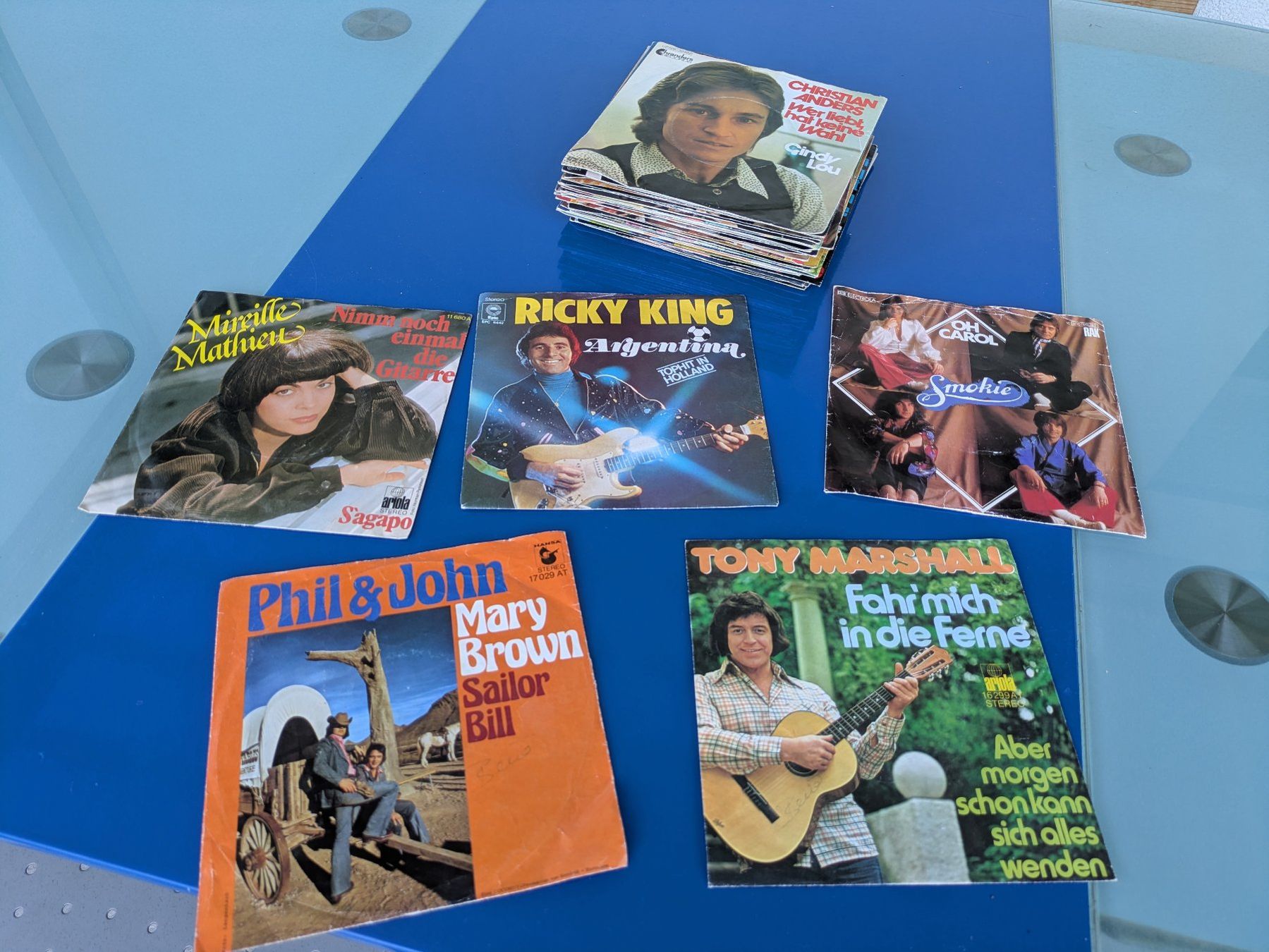 Schallplatten: alte Schallplatten, Schlager, 30 Stück – Gebraucht aus boswil von Grekeu 2