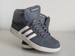Adidas High‑Top AW4589 – Grau/Weiss – Grösse 42⅔