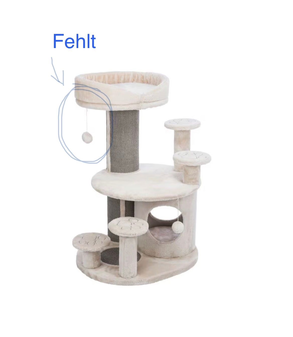 Tiragraffi: Emil Trixie Kratzbaum, Beige, neuwertig – Usato da Mumpf venduto da Seliina96 3