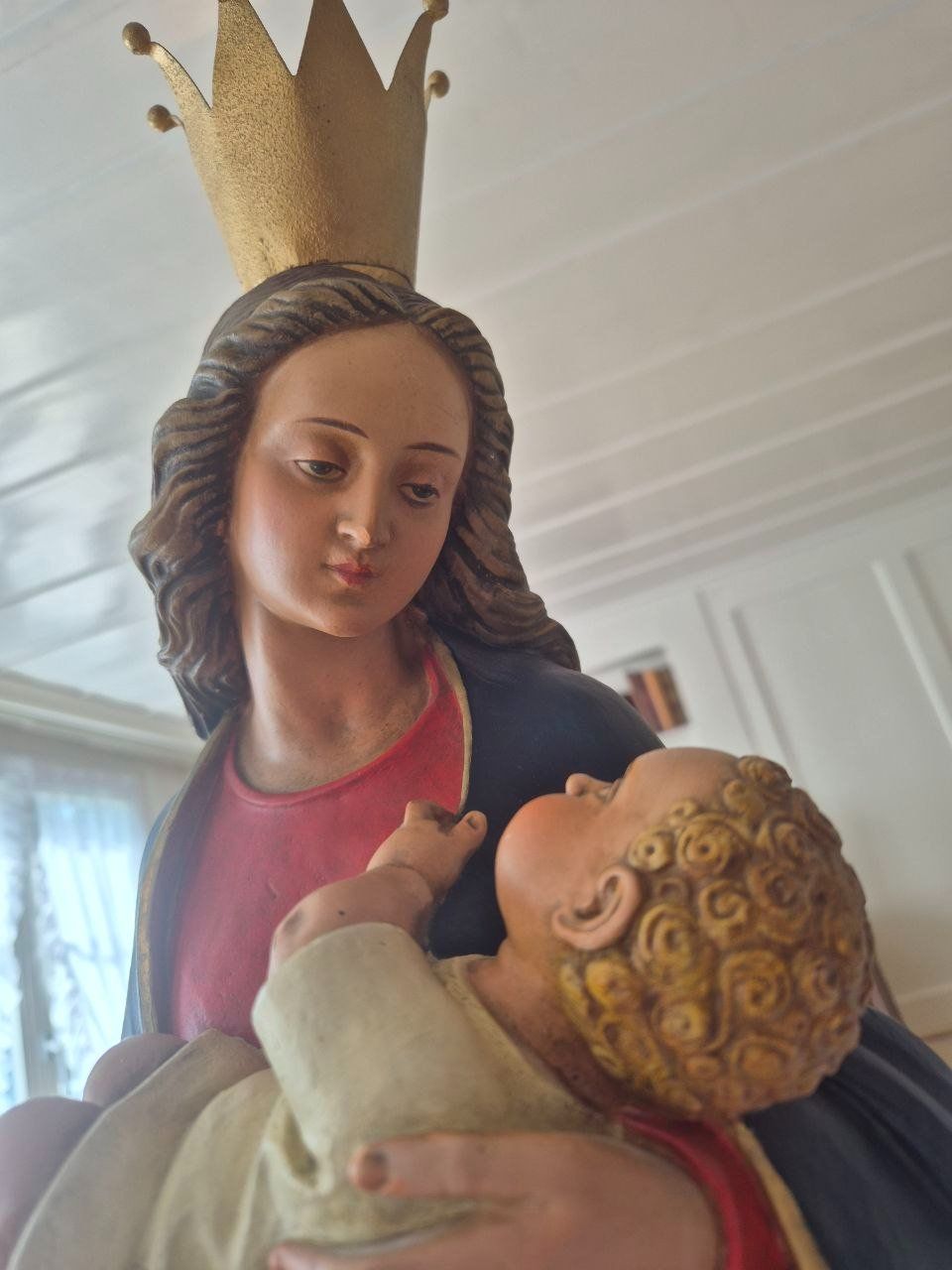 Figurines: Maria ca.1940 mit Jesuskind – D'occasion à Speicher par Ramtha1 2