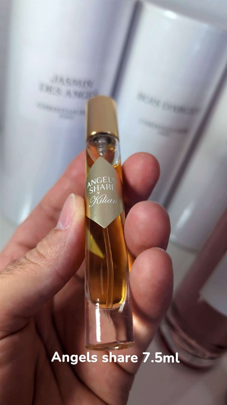 Kilian Profumi & Eau de Toilette: Flacon miniature Angels' Share by Kilian 7.5ml – Nuovo e nell'imballaggio originale da Le Lignon venduto da bkaparfum