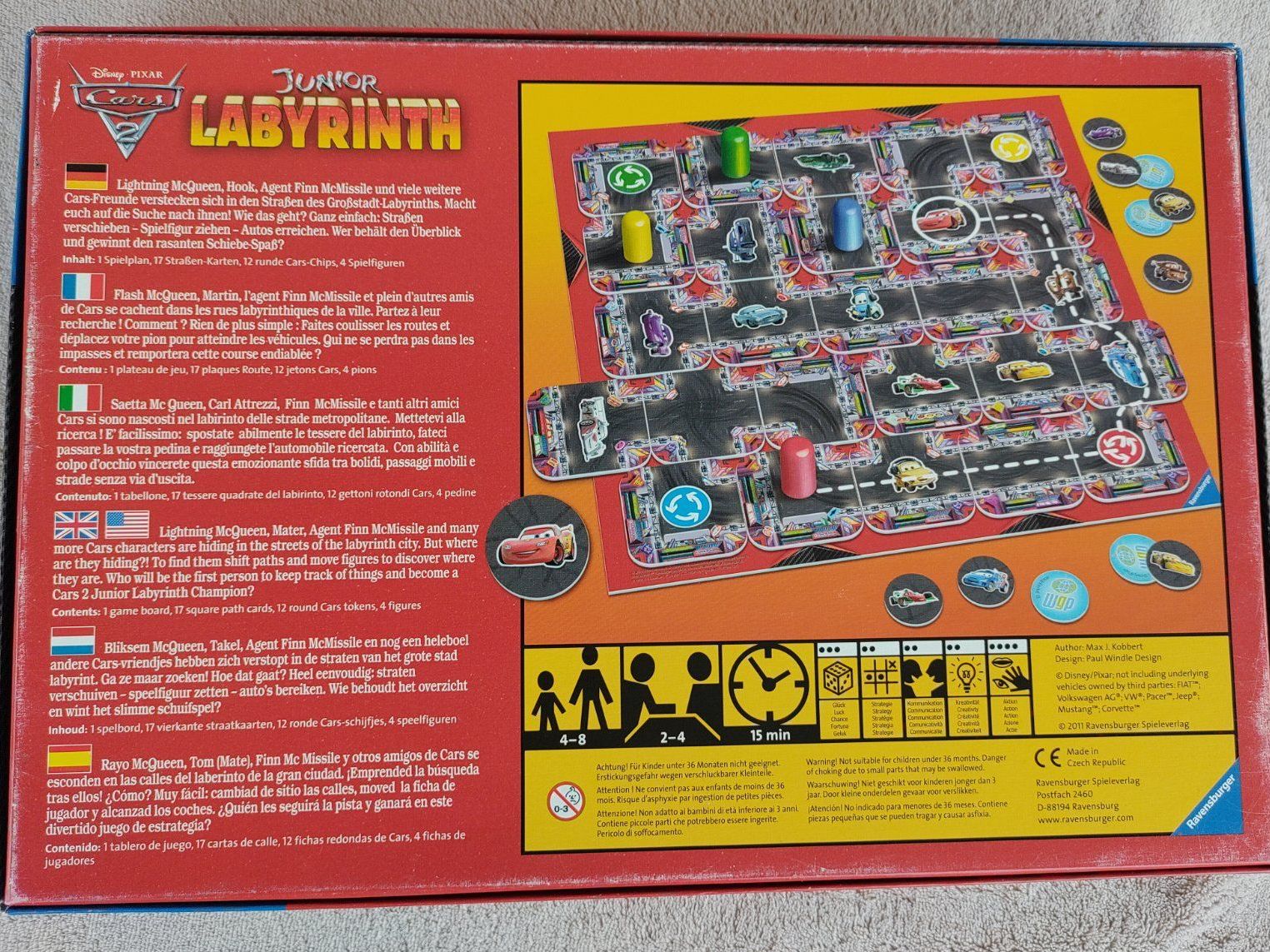 Ravensburger Giochi: Labyrinth Cars Junior – Usato da Strengelbach venduto da Phorensic_30 1